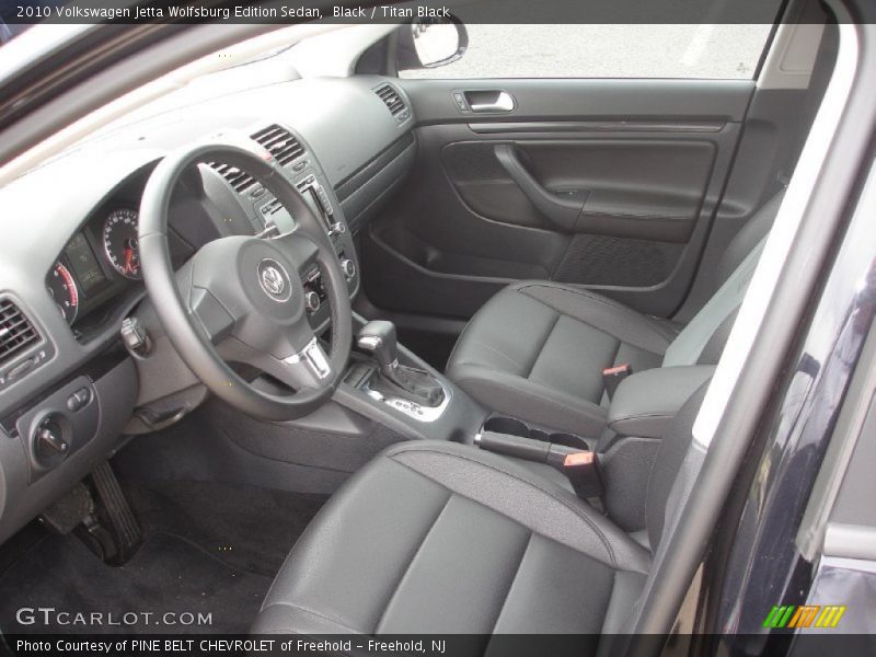 Black / Titan Black 2010 Volkswagen Jetta Wolfsburg Edition Sedan