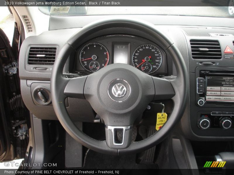 Black / Titan Black 2010 Volkswagen Jetta Wolfsburg Edition Sedan