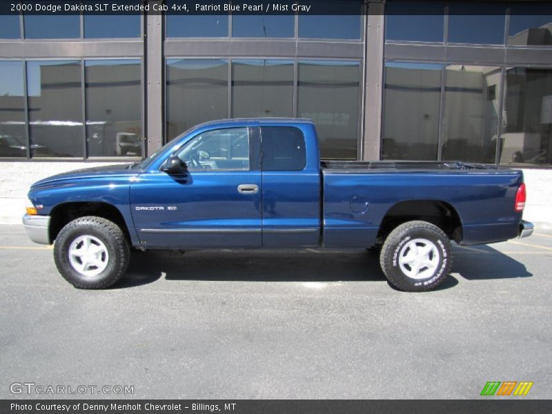  2000 Dakota SLT Extended Cab 4x4 Patriot Blue Pearl