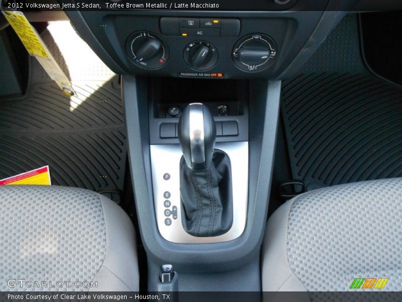  2012 Jetta S Sedan 6 Speed Tiptronic Automatic Shifter