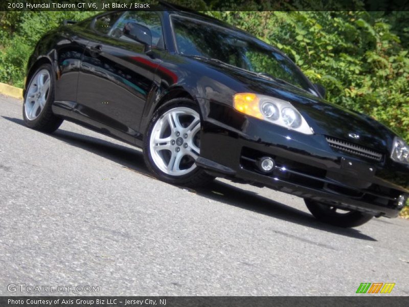 Jet Black / Black 2003 Hyundai Tiburon GT V6