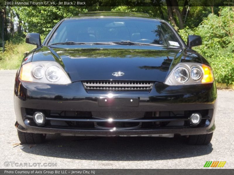 Jet Black / Black 2003 Hyundai Tiburon GT V6