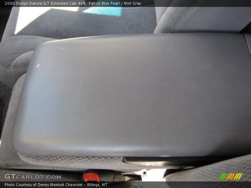 Patriot Blue Pearl / Mist Gray 2000 Dodge Dakota SLT Extended Cab 4x4
