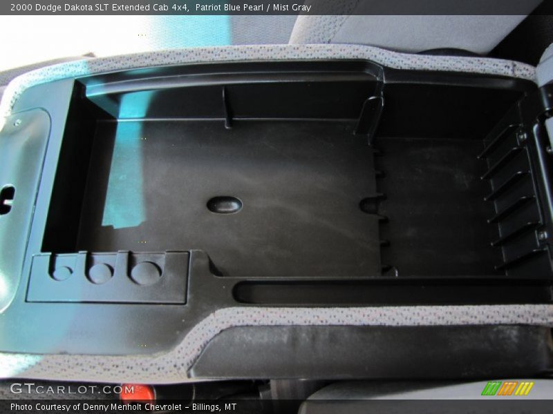 Patriot Blue Pearl / Mist Gray 2000 Dodge Dakota SLT Extended Cab 4x4