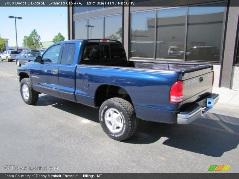  2000 Dakota SLT Extended Cab 4x4 Patriot Blue Pearl