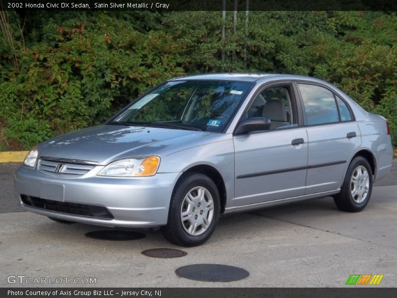 Front 3/4 View of 2002 Civic DX Sedan