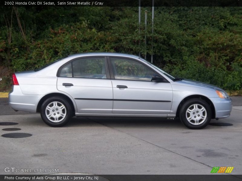 Satin Silver Metallic / Gray 2002 Honda Civic DX Sedan