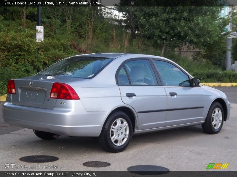 Satin Silver Metallic / Gray 2002 Honda Civic DX Sedan