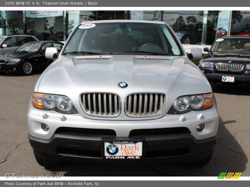 Titanium Silver Metallic / Black 2006 BMW X5 4.4i