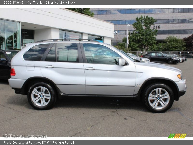 Titanium Silver Metallic / Black 2006 BMW X5 4.4i