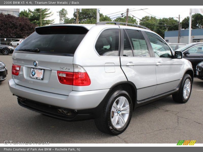 Titanium Silver Metallic / Black 2006 BMW X5 4.4i