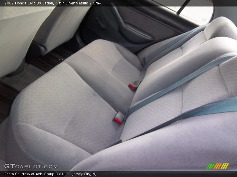 Satin Silver Metallic / Gray 2002 Honda Civic DX Sedan