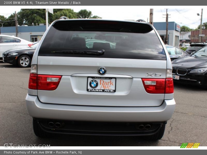Titanium Silver Metallic / Black 2006 BMW X5 4.4i