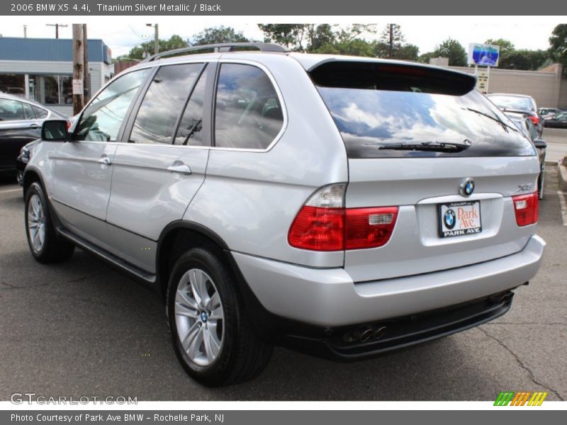 Titanium Silver Metallic / Black 2006 BMW X5 4.4i
