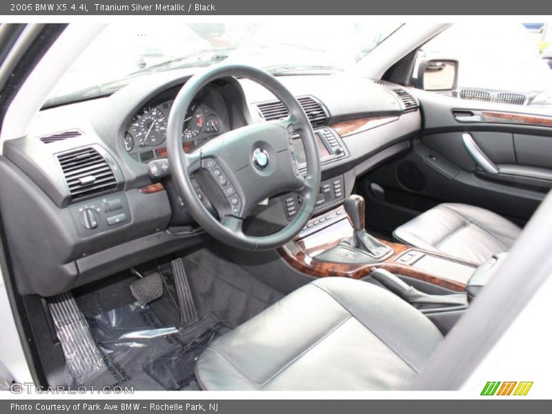 Titanium Silver Metallic / Black 2006 BMW X5 4.4i
