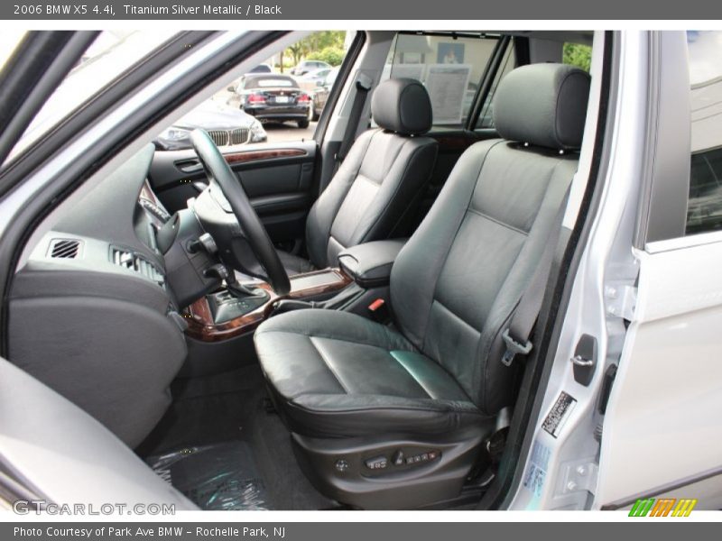 Titanium Silver Metallic / Black 2006 BMW X5 4.4i