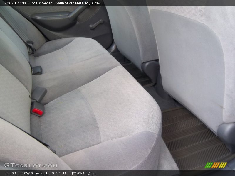 Satin Silver Metallic / Gray 2002 Honda Civic DX Sedan