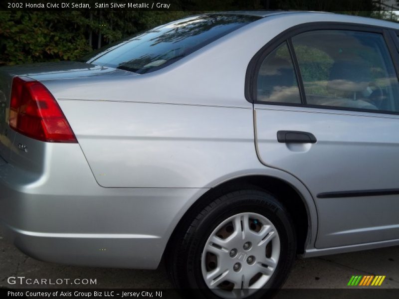 Satin Silver Metallic / Gray 2002 Honda Civic DX Sedan