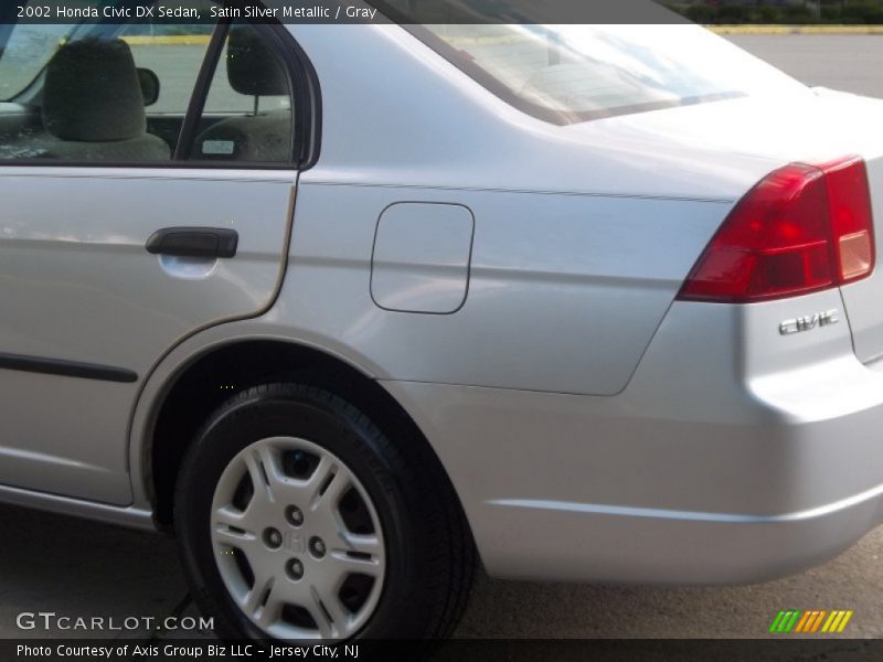 Satin Silver Metallic / Gray 2002 Honda Civic DX Sedan