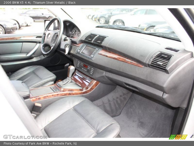 Titanium Silver Metallic / Black 2006 BMW X5 4.4i