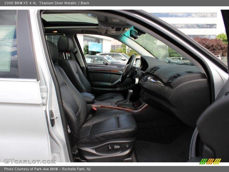 Titanium Silver Metallic / Black 2006 BMW X5 4.4i