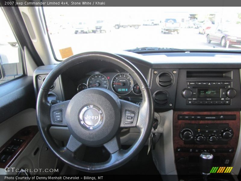 Stone White / Khaki 2007 Jeep Commander Limited 4x4