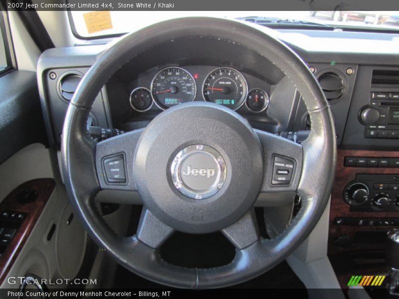Stone White / Khaki 2007 Jeep Commander Limited 4x4