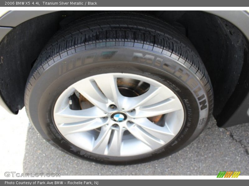Titanium Silver Metallic / Black 2006 BMW X5 4.4i