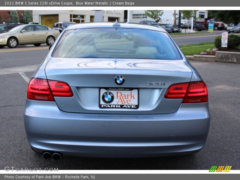 Blue Water Metallic / Cream Beige 2011 BMW 3 Series 328i xDrive Coupe