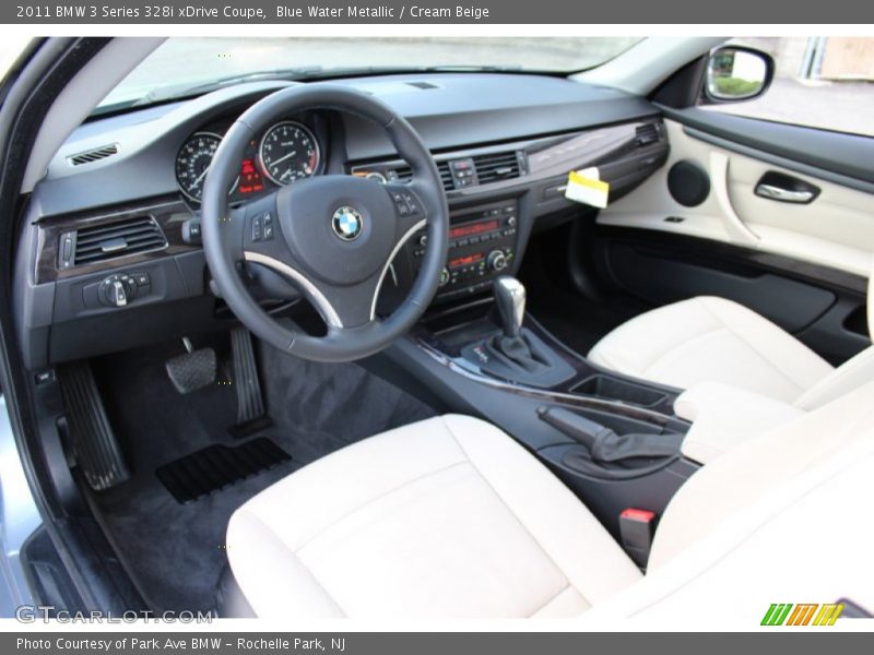 Cream Beige Interior - 2011 3 Series 328i xDrive Coupe 