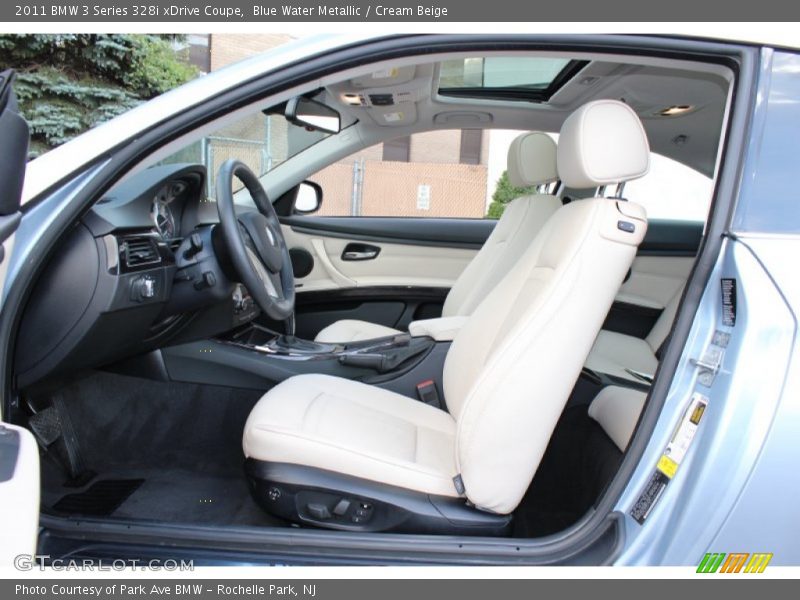  2011 3 Series 328i xDrive Coupe Cream Beige Interior