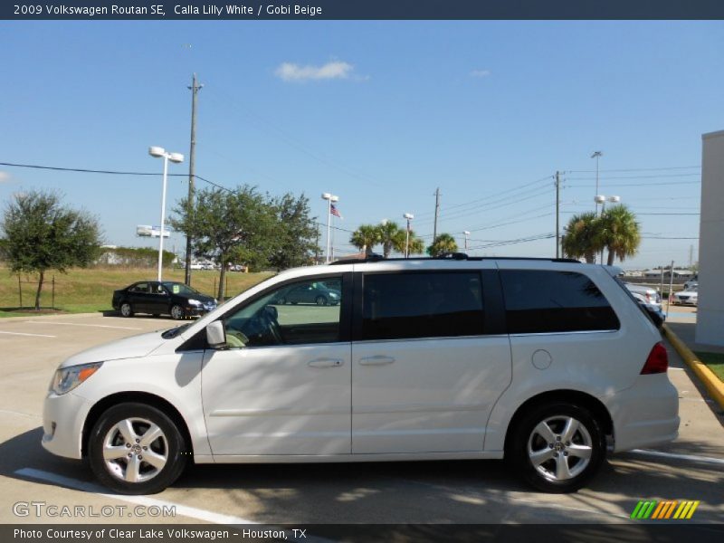 Calla Lilly White / Gobi Beige 2009 Volkswagen Routan SE