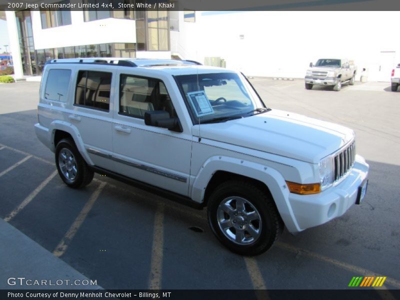 Stone White / Khaki 2007 Jeep Commander Limited 4x4