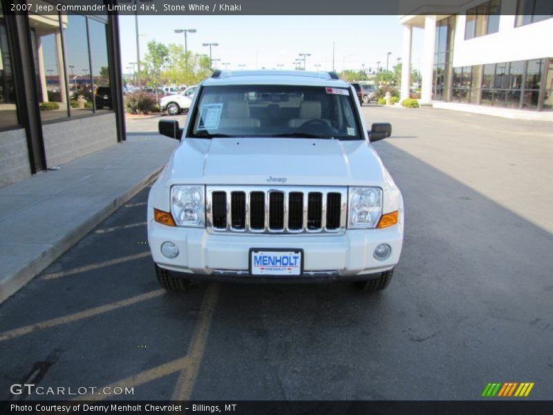 Stone White / Khaki 2007 Jeep Commander Limited 4x4
