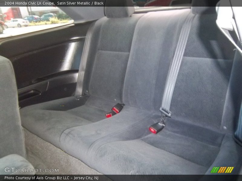 Satin Silver Metallic / Black 2004 Honda Civic LX Coupe