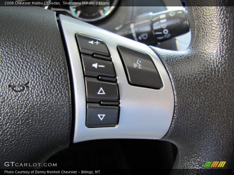 Silverstone Metallic / Ebony 2008 Chevrolet Malibu LT Sedan