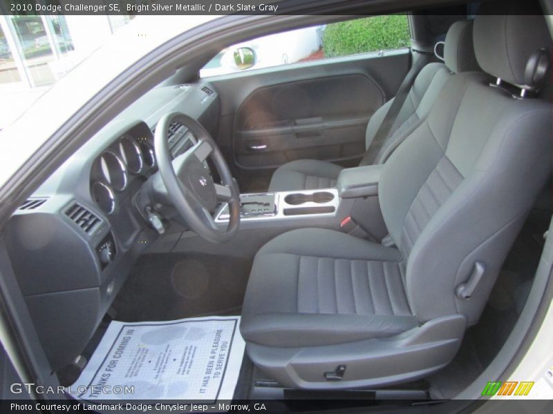 Bright Silver Metallic / Dark Slate Gray 2010 Dodge Challenger SE
