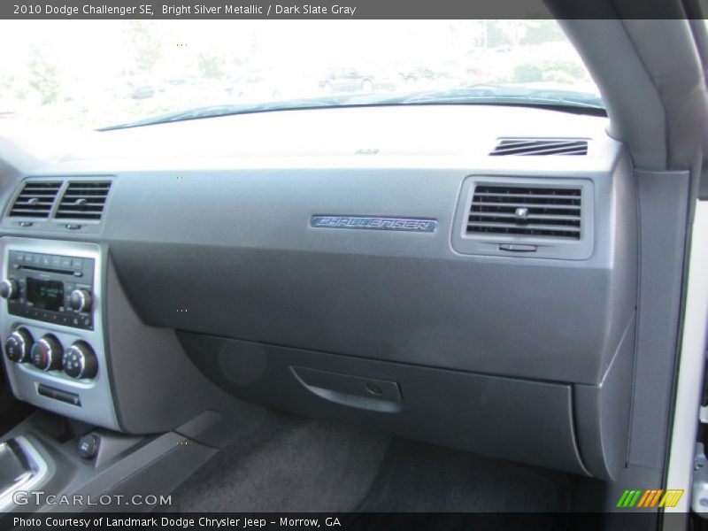 Bright Silver Metallic / Dark Slate Gray 2010 Dodge Challenger SE