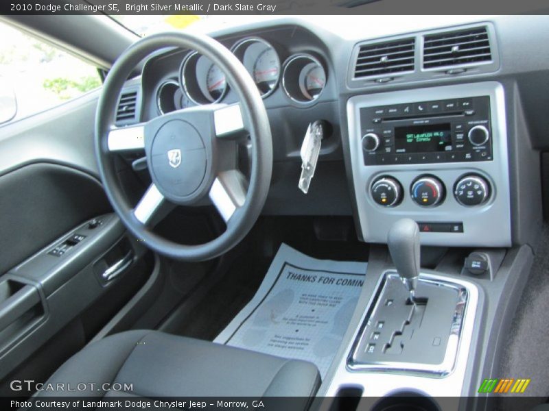 Bright Silver Metallic / Dark Slate Gray 2010 Dodge Challenger SE