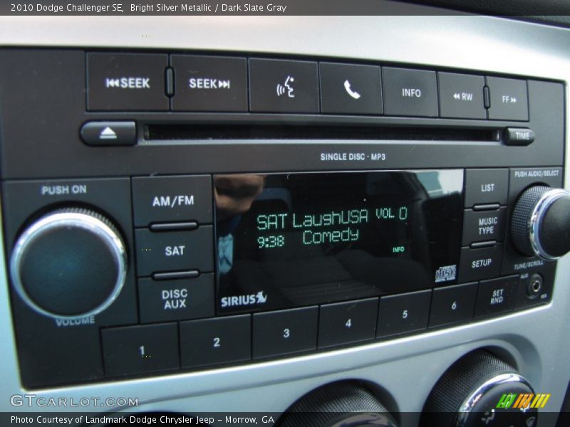 Bright Silver Metallic / Dark Slate Gray 2010 Dodge Challenger SE