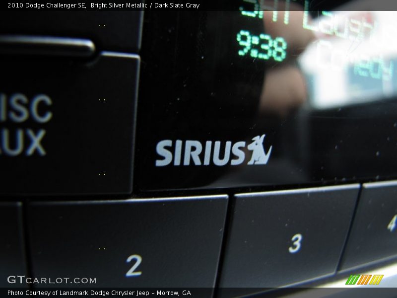 Bright Silver Metallic / Dark Slate Gray 2010 Dodge Challenger SE