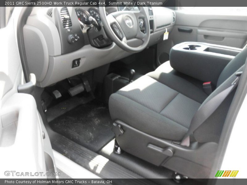 Summit White / Dark Titanium 2011 GMC Sierra 2500HD Work Truck Regular Cab 4x4