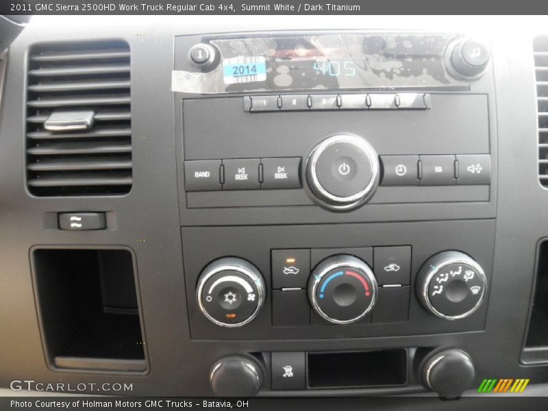 Summit White / Dark Titanium 2011 GMC Sierra 2500HD Work Truck Regular Cab 4x4