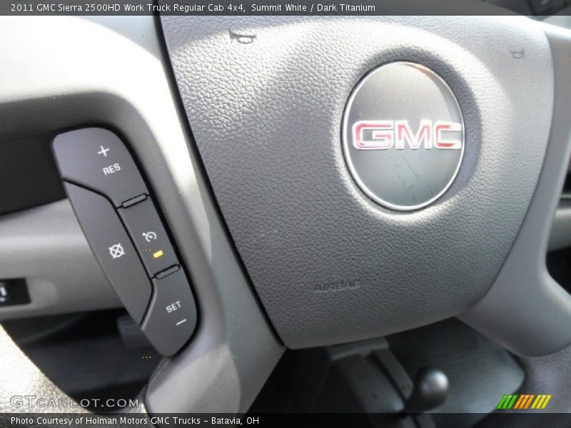 Summit White / Dark Titanium 2011 GMC Sierra 2500HD Work Truck Regular Cab 4x4