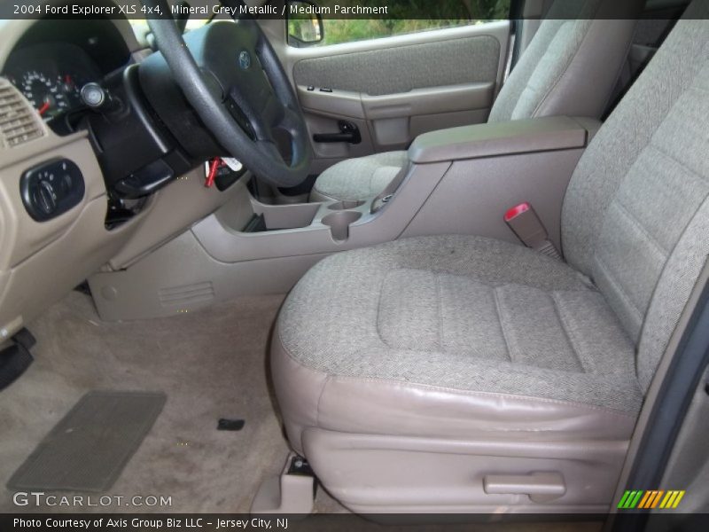 Mineral Grey Metallic / Medium Parchment 2004 Ford Explorer XLS 4x4