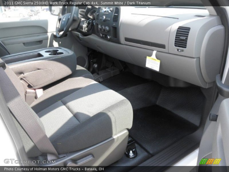 Summit White / Dark Titanium 2011 GMC Sierra 2500HD Work Truck Regular Cab 4x4