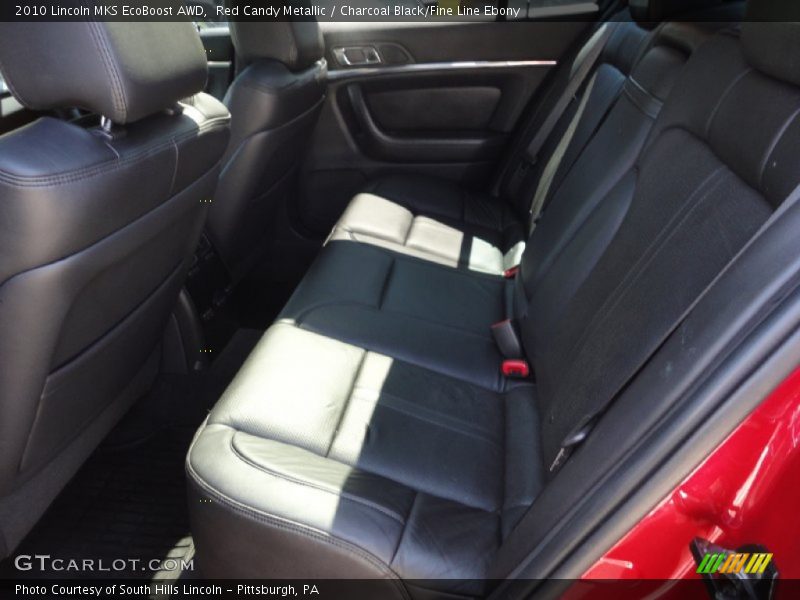 Red Candy Metallic / Charcoal Black/Fine Line Ebony 2010 Lincoln MKS EcoBoost AWD