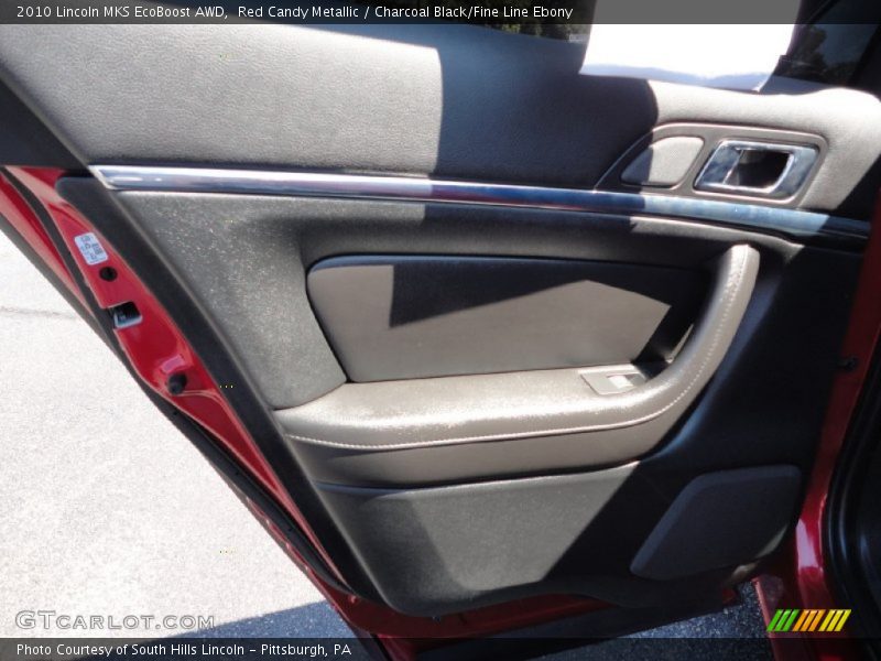 Red Candy Metallic / Charcoal Black/Fine Line Ebony 2010 Lincoln MKS EcoBoost AWD