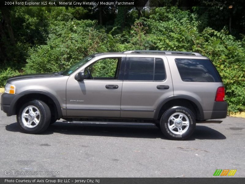 Mineral Grey Metallic / Medium Parchment 2004 Ford Explorer XLS 4x4
