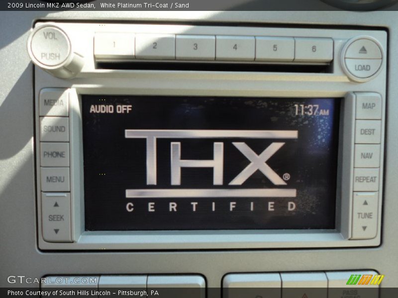 Audio System of 2009 MKZ AWD Sedan